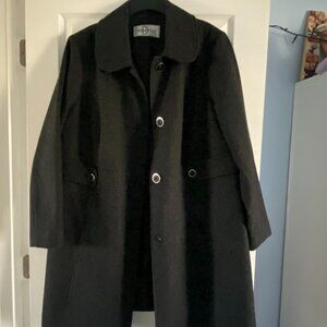 Donatella Wool Coat - Women's L